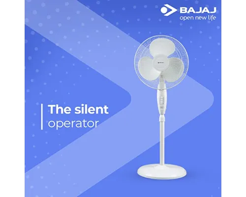 Buy Bajaj Pedestal Fan 400mm Esteem White Online From Lotus Electronics