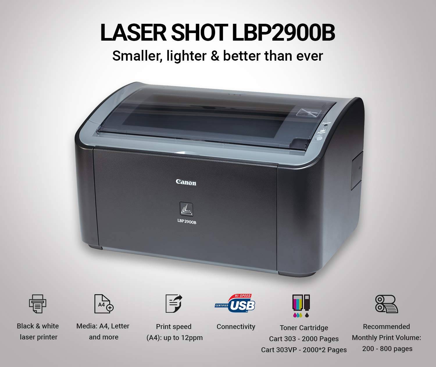 canon lbp 2900 printer specification