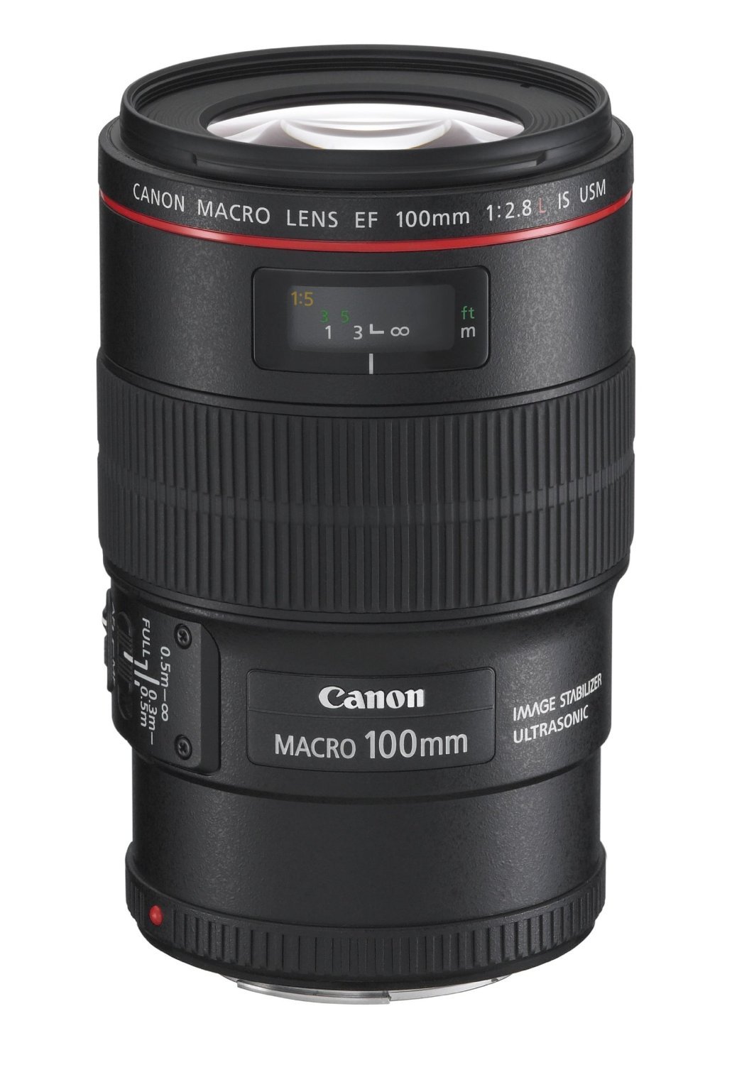 Canon Camera Lens EF100/2.8L Macro IS USM Black