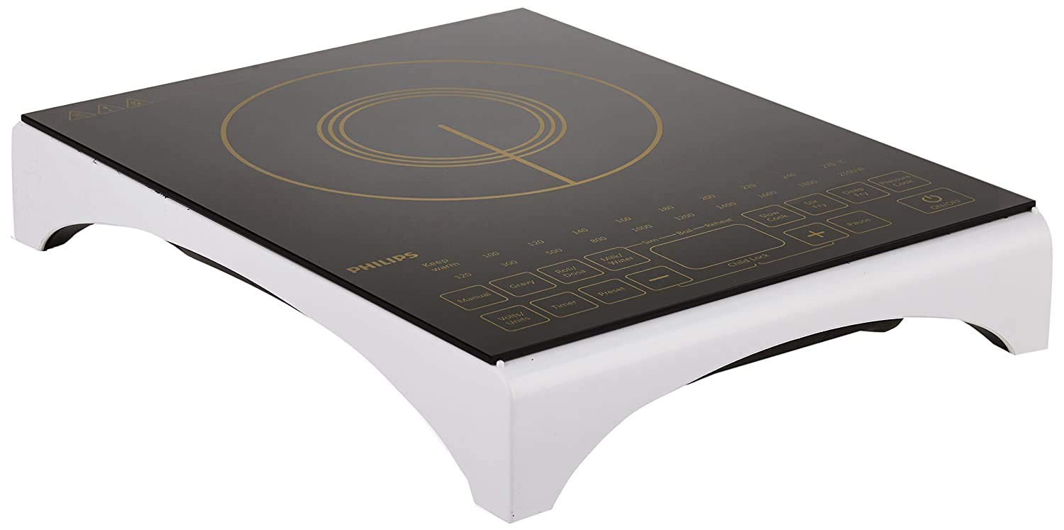Philips Induction Cooker with Sensor Touch 2100 Watts HD 4938 Black