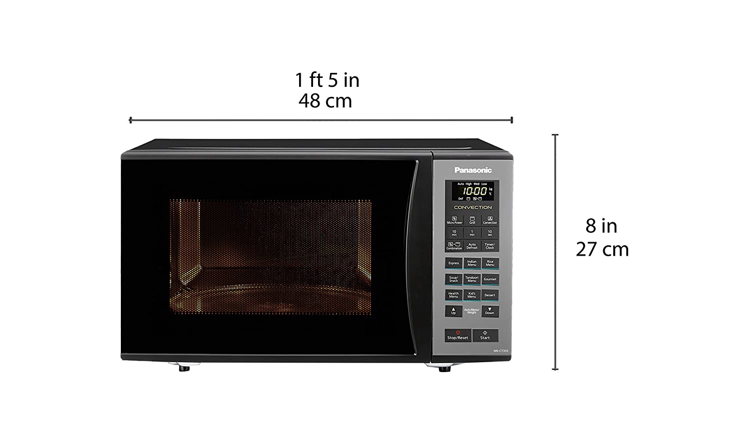 Buy Panasonic Convection Microwave Oven 23 Litres NN-CT353BFDG ...