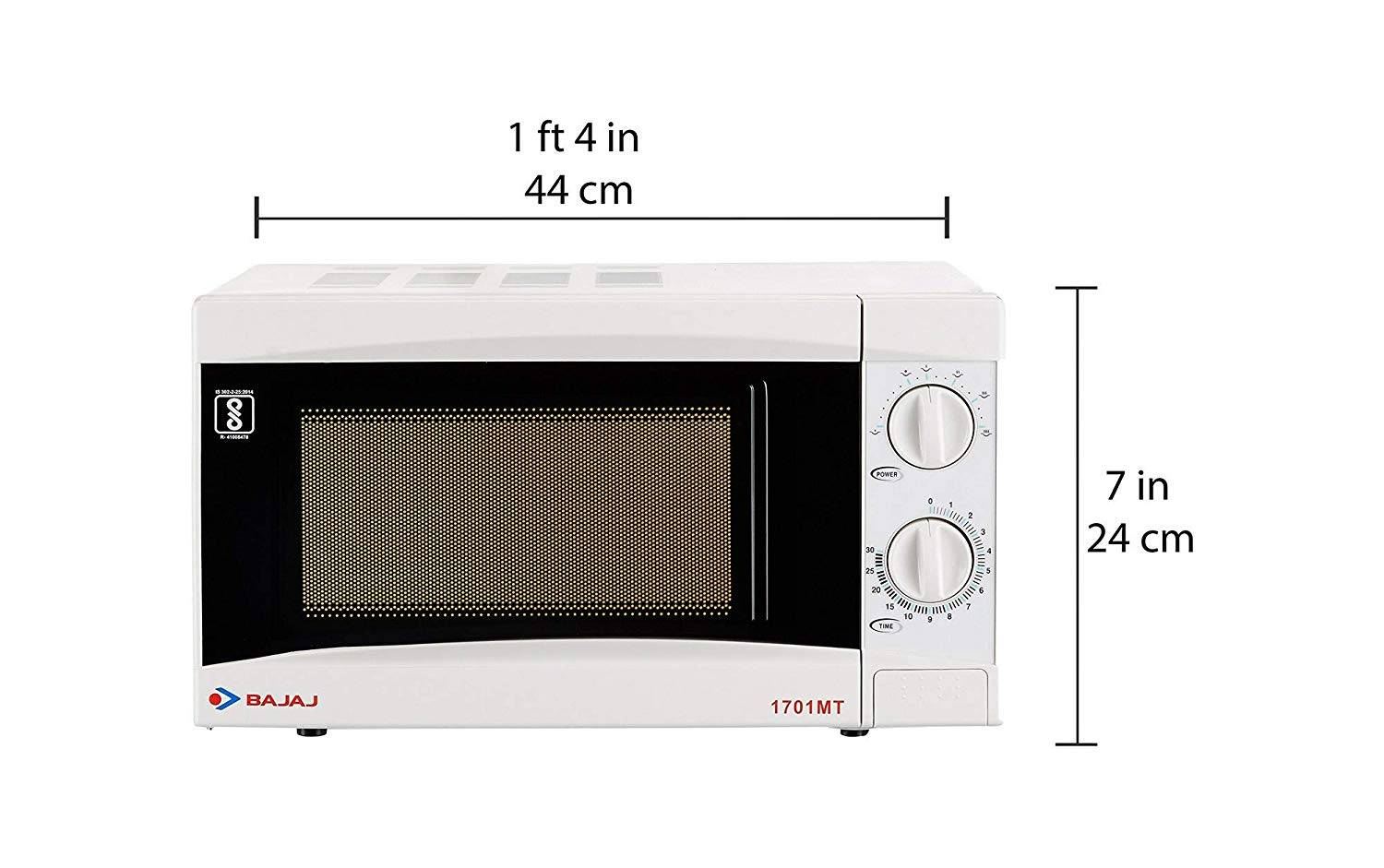 Buy Bajaj Solo Microwave Oven 17 Litres 1701 MT Online From Lotus