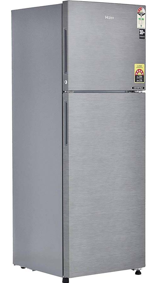 Buy Haier Double Door Refrigerator 258L HRF 2783 Brushed Steel Double
