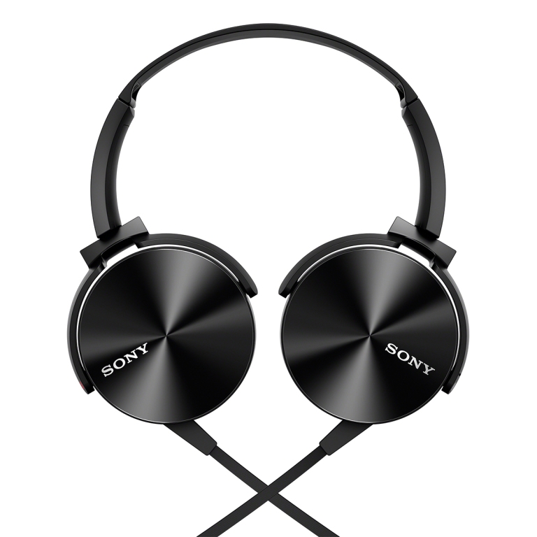 Buy Sony Headset with mic MDR-XB450AP Black Black Online From Lotus ...