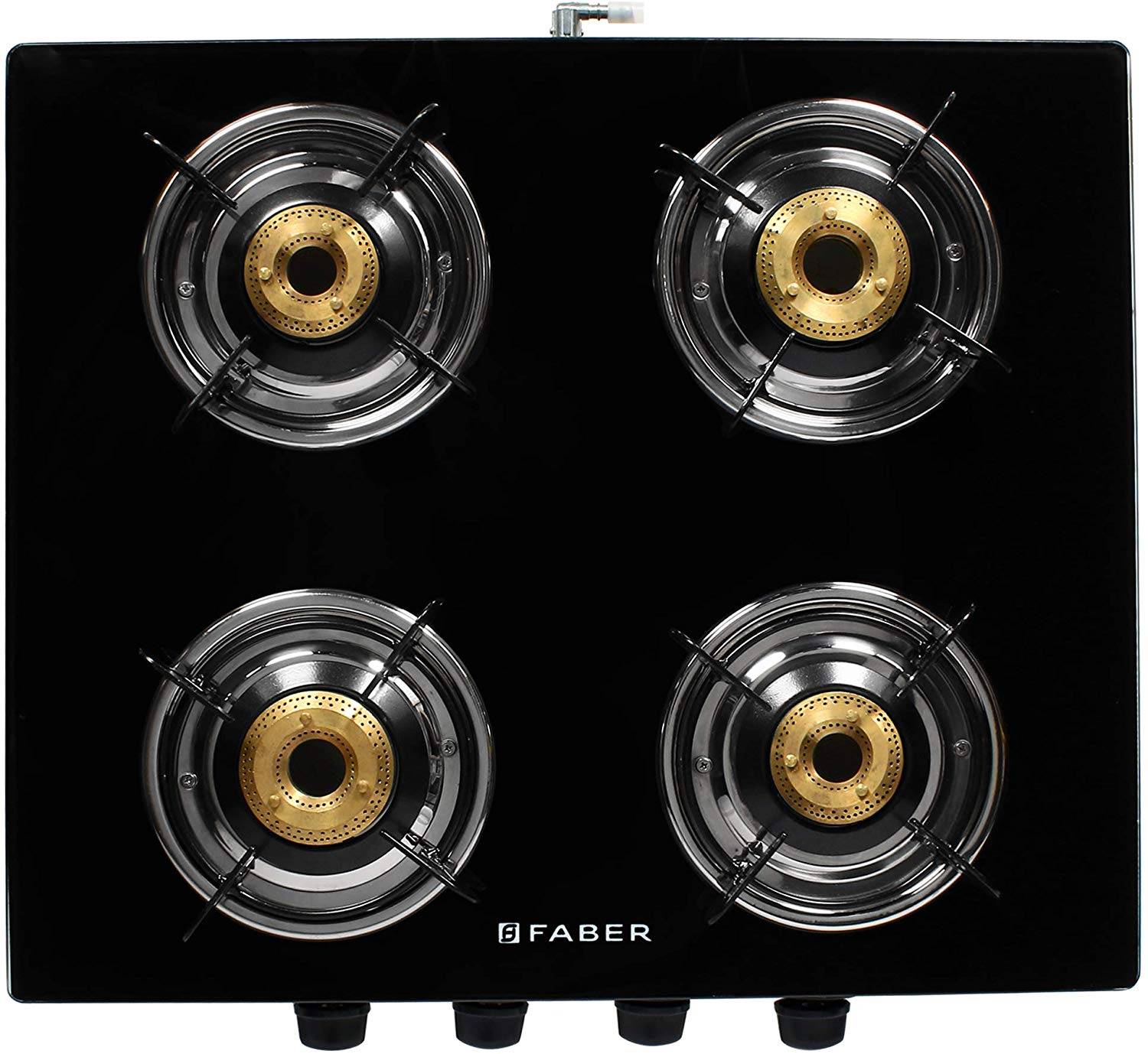 Buy Faber Gas Stove 4 Burner Grand Glass Top Black Cooking Appliances