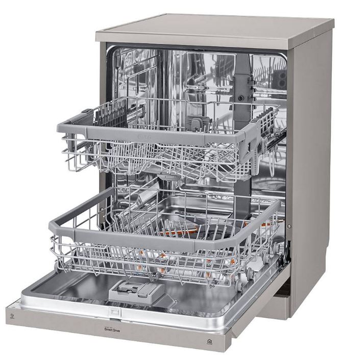 Buy LG Dishwasher DFB424FP Silver Dishwasher Online From Lotus