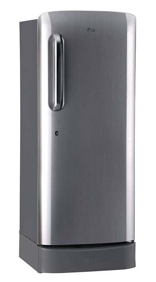 Buy LG Single Door Refrigerator 235L GLD241 APZD Shiny Steel Single