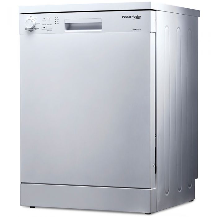 Buy Voltas Beko Free Standing Dishwasher 14 Place Setting DF14W White