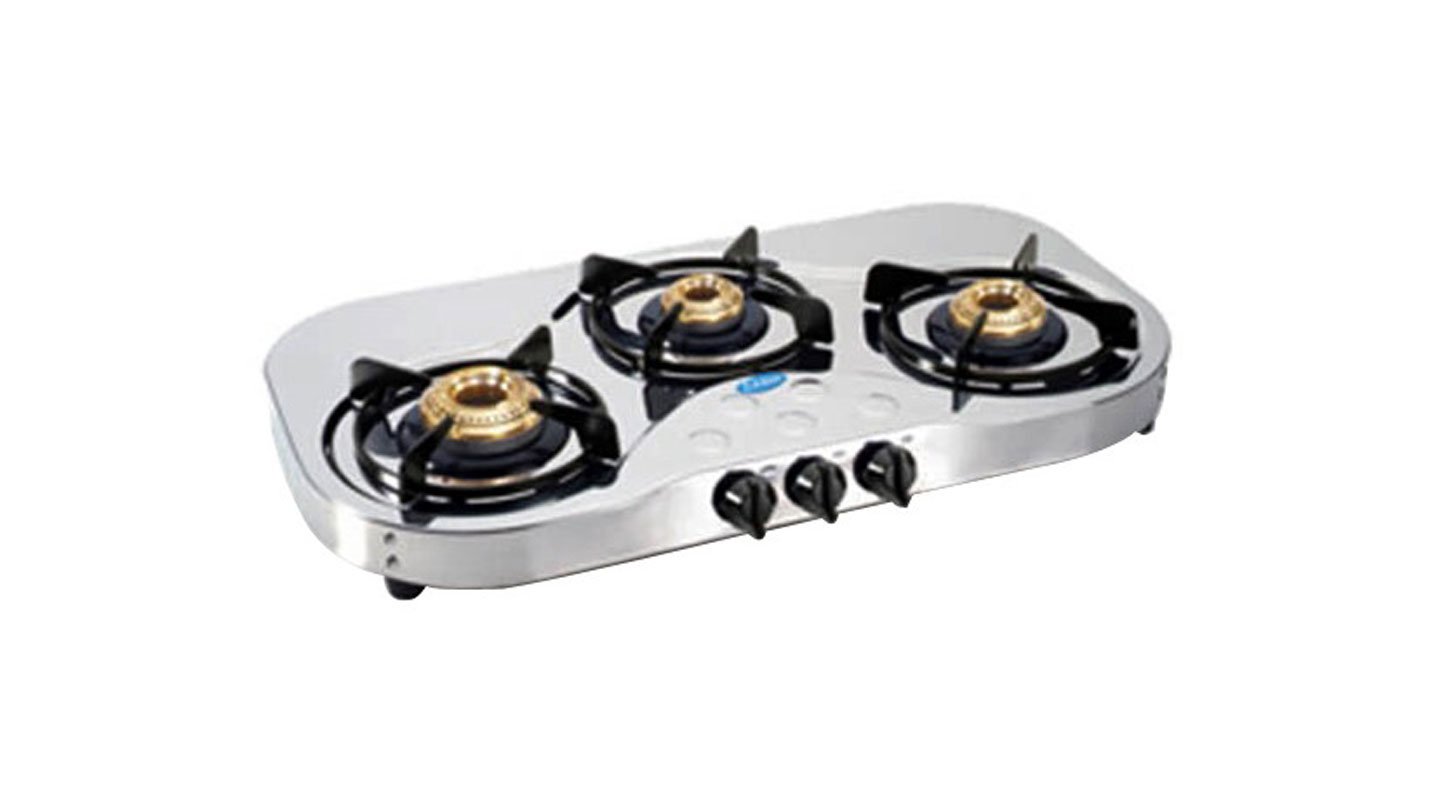 Buy Sunflame Gas Stove 3 Burner GT Prime XL 3B BK Black Online From