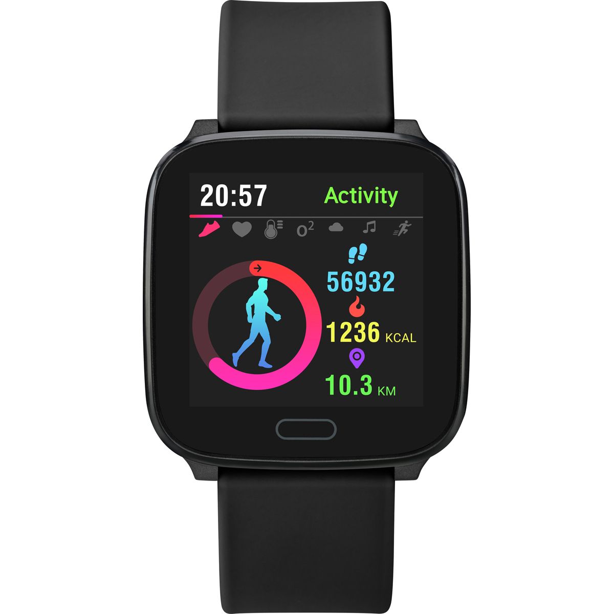 Timex Smart Watch Iconnect Active TW5M34100 Black