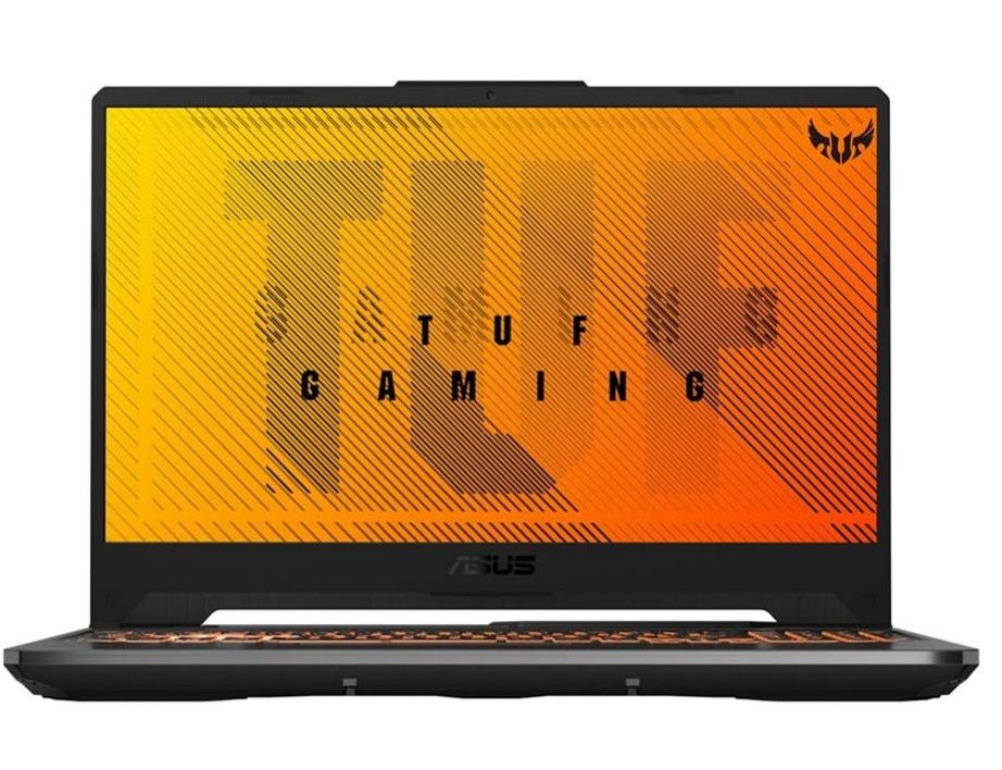 Asus Gaming Laptop i7, 10th, 8GB 1 TB HDD + 256GB SSD, 4GB-1650, 15.6 FHD, W10, MSO TUF Gaming FX506LI-HN123TS Bonfire Black