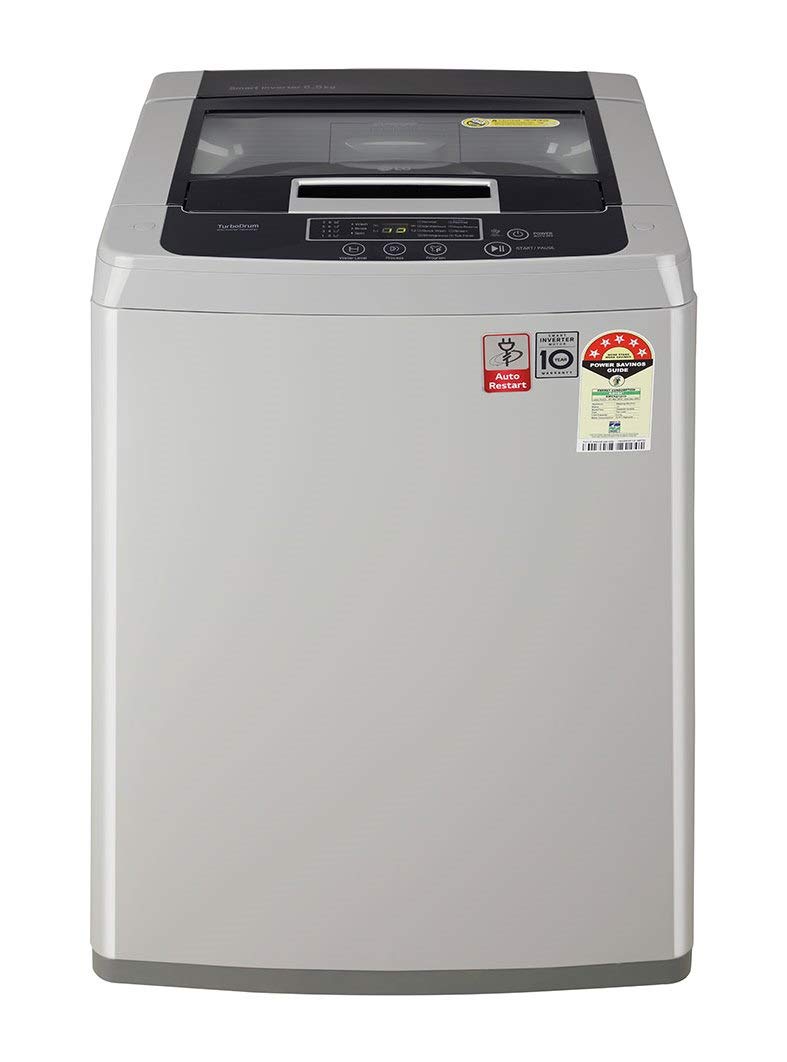 LG Top Load Automatic Washing Machine 6.5 Kg T65SKSF1Z Middle Free Silver