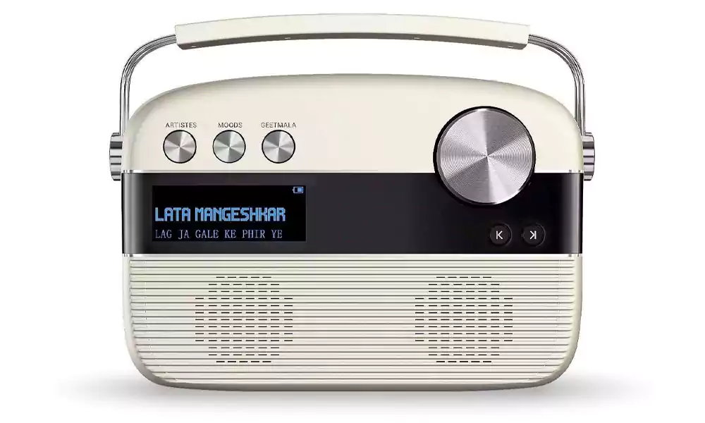 Saregama Bluetooth Speaker Carvaan White Hindi (new mrp 7190)