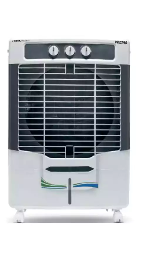 Voltas Fiber Body Cooler 70 Litres Honeycomb Pads VS-D70MW White
