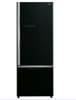 Hitachi Bottom Freezer Refrigerator 525 Litres 2 Star Inverter R-B570PND7 (GBK) V2.0 Glass Black