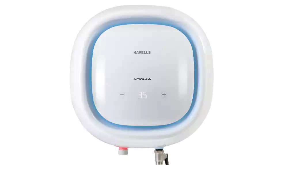 Havells Electrical Water Heater 15 Liters 5 Star Adonia Remote White