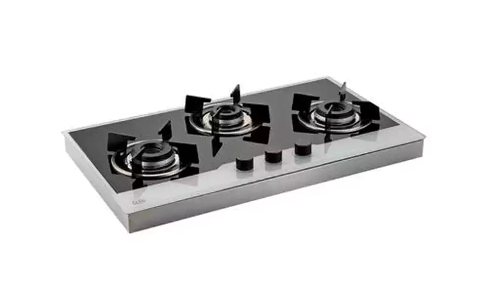 Glen Hob 3 Burner GL Frame 1073 IN BW
