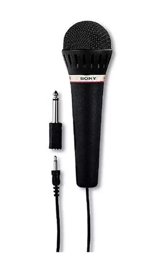 Sony Microphone F-V120 with One Box Speaker