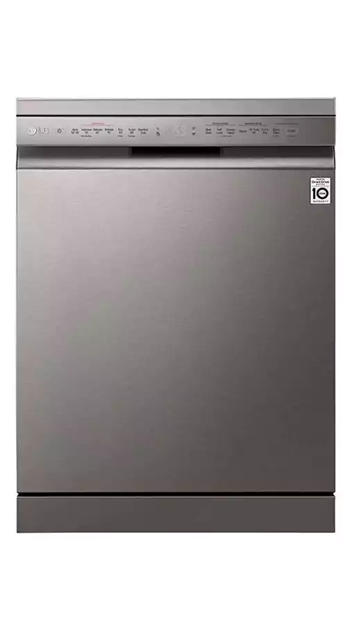 LG Free Standing Dishwasher 14 Place Setting DFB424FP Silver