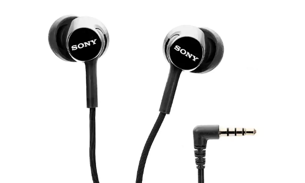 Sony Ear Phone Wired 3.5mm Jack MDR- EX155AP Black