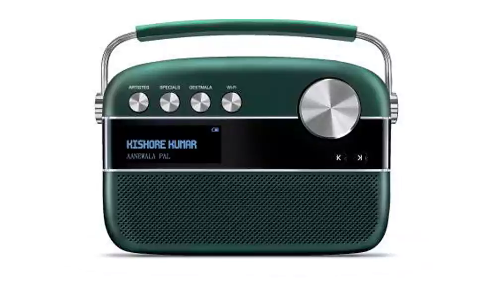 Saregama Bluetooth Speaker Carvaan 2.0 Green Wifi