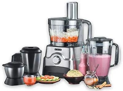 Usha Food Processor 1000 Watts FP3811 Black SS
