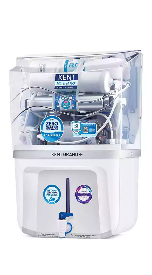 Kent Water Purifier RO 9 Litre Grand Plus RO + UV+UF+TDS ( ZWW ) White