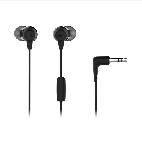 JBL Ear Phone Wired with Mic T50HI Black