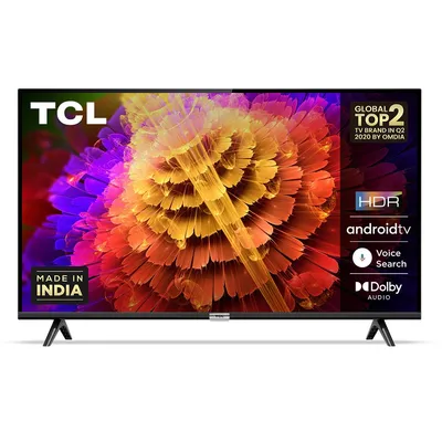 TCL 4K Ultra HD TV 107.9 cm (43 inches) Andorid 43P615 Black