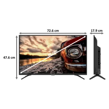 Panasonic HD LED TV 81 cm (32 inches) TH-32JS660DX Black