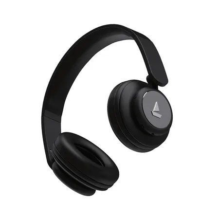 Boat Wireless On-Ear Phone Rockerz 450R Luscious Black