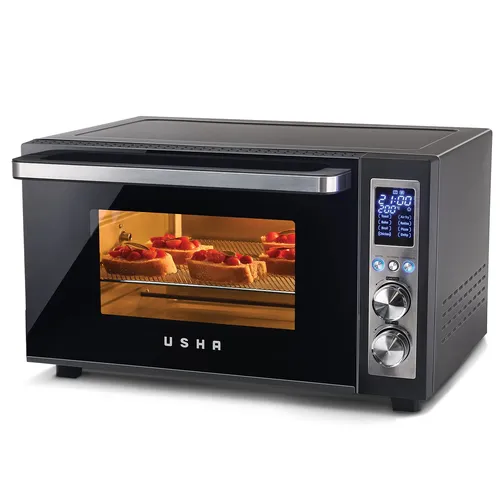 Usha Oven, Toaster & Griller W 30 Liters Turbo Convection 30DRCT41 Calypso Black