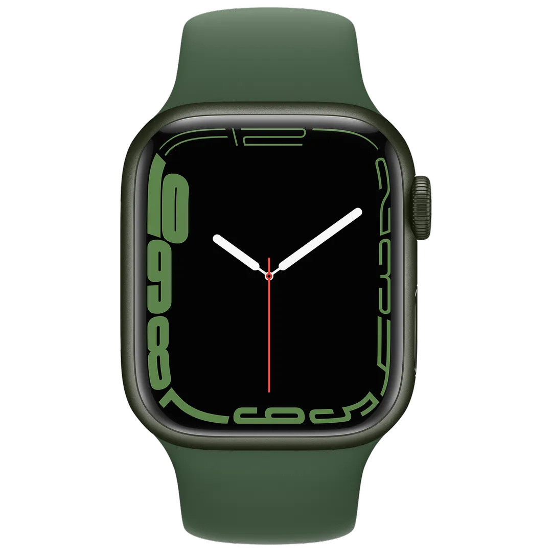 Apple Smart Watch 41mm GPS+Cellular 7 Green Clover Sport Band MKHT3HN/A