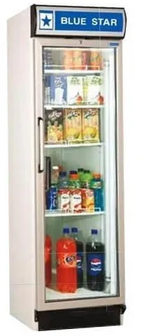 Blue star deals glass door refrigerator