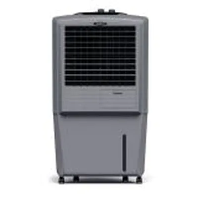 Symphony Fiber Body Cooler 27 Litres Honeycomb Pads Personal Air Cooler Hi Flo Grey