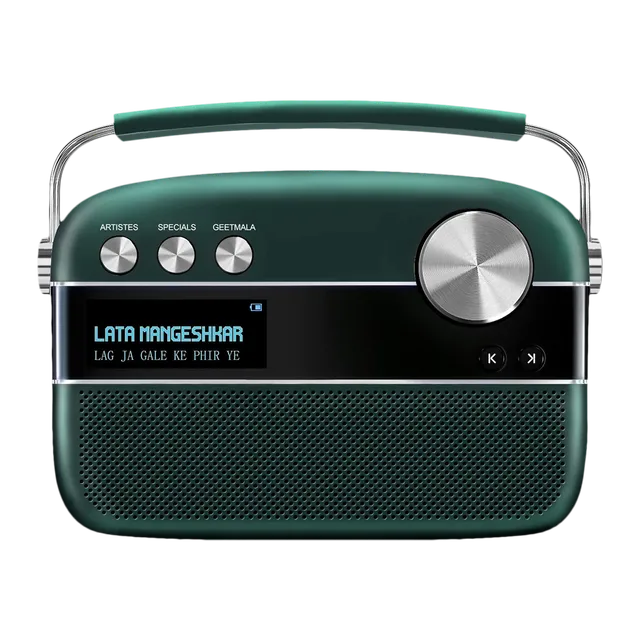 Saregama Bluetooth Speaker 10W Carvaan Premium Emeralnd Green