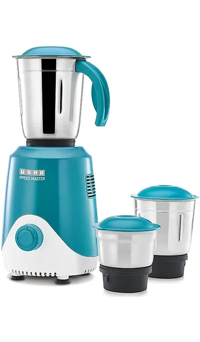 Usha Mixer Grinder 500 Watts 3 Jar Speed Master Red