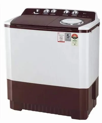 Buy LG Semi Automatic Washing Machine 10.0 Kg 5 Star P1040RGAZ Dark ...