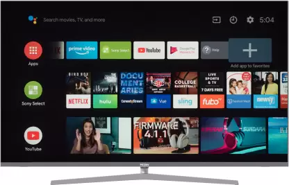 Haier 4K Ultra HD TV 165 cm (65 inches) Android LE65K7700HQGA Black