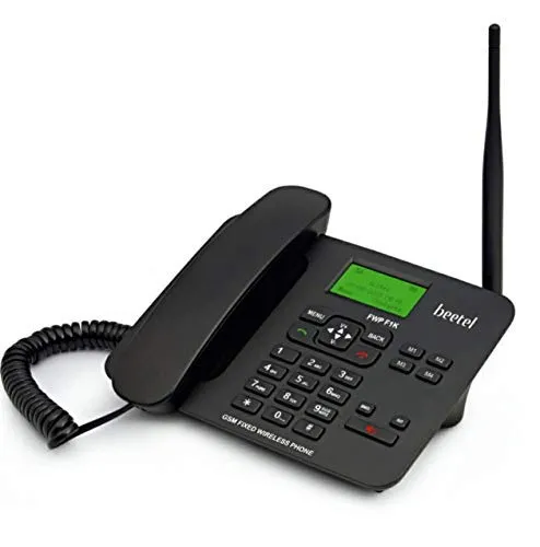 Beetel Cordless Telephone GSM Fixed F1K+ Black