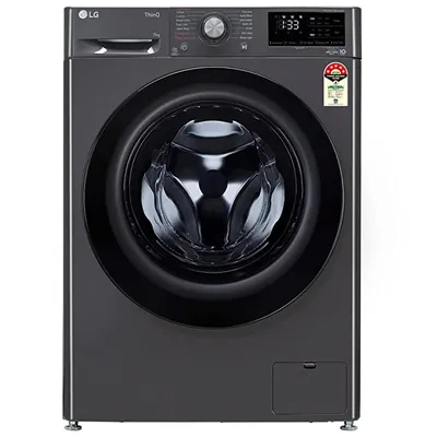LG Front Load Automatic Washing Machine 7.0 Kg 5 Star FHV1207Z4M Middle Black