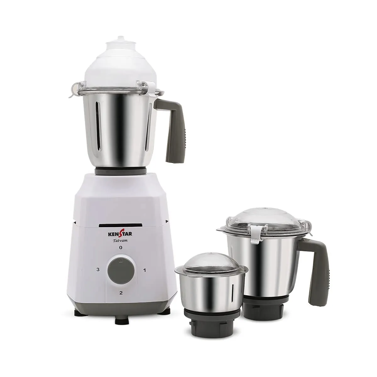 Kenstar Mixer Grinder 1000 Watts 3 Jar TATVAM White