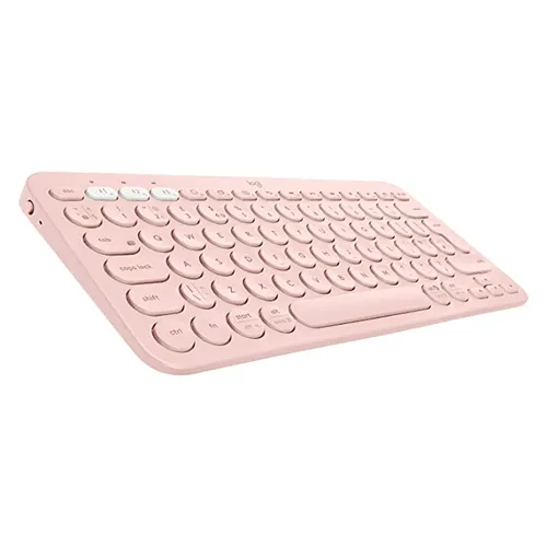 Logitech Wireless Key Board K380 Wireless Multi-Device Bluetooth Keyboard Rose