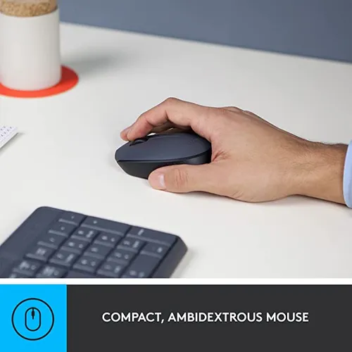Buy Logitech Wireless Keyboard & Mouse Combo Mk235 Black Online From