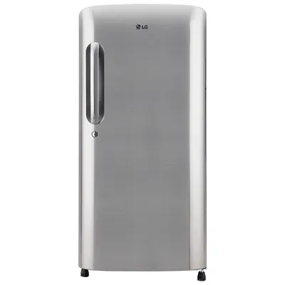LG Single Door Refrigerator 185 Litres 3 Star GL-B201APZD Shiny Steel