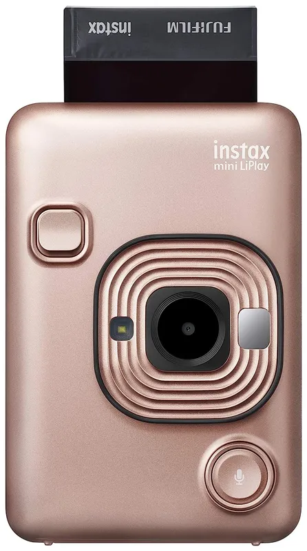 Fujifilm Instax Digital Camera IC0105N Mini Liplay Plus Blush Gold