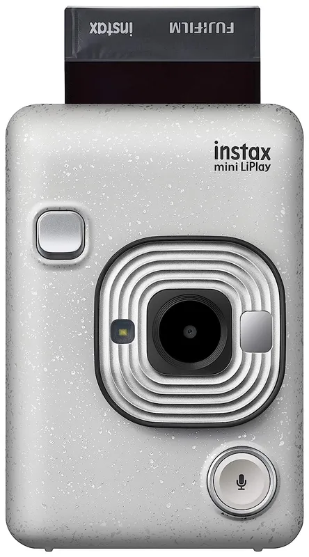 Fujifilm Instax Digital Camera IC0105N Mini Liplay Plus Stone White