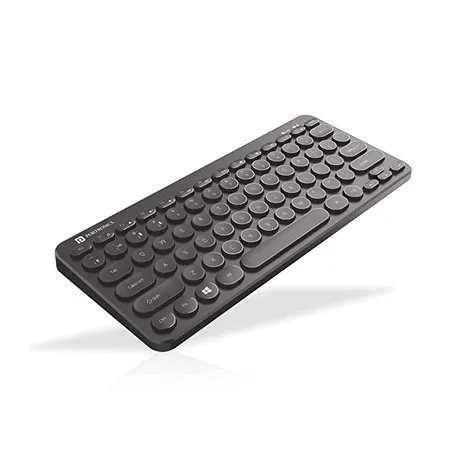 Portronics Wireless Key Board Bubble Multimedia POR 1677 Black