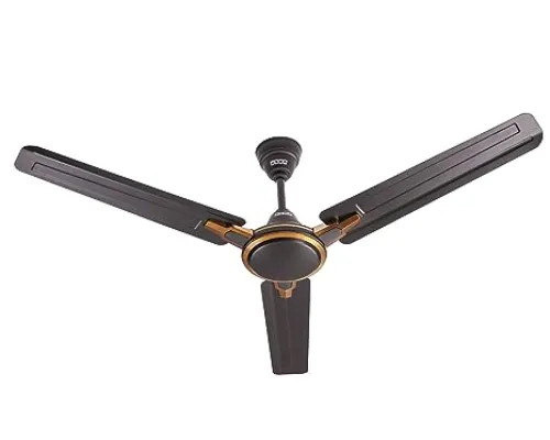 Usha Celling Fan 1200mm 1 Star Racer Chrome BEE Smoke Brown