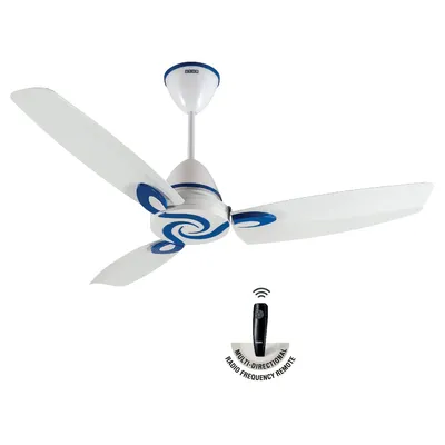 Usha Celling Fan 1200mm 5 Star Onio Lambda BLDC Fan With Remote White
